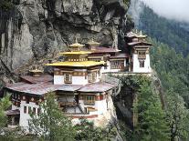 Tigernest, Very Important Buddhist Temple High in the Mountains, Himalaya, Bhutan-Jutta Riegel-Photographic Print