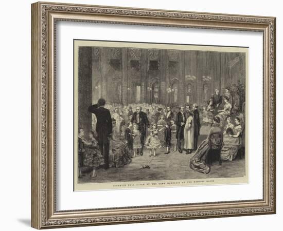 Juvenile Ball Given by the Lady Mayoress at the Mansion House-George Goodwin Kilburne-Framed Giclee Print
