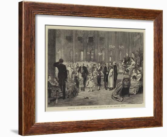 Juvenile Ball Given by the Lady Mayoress at the Mansion House-George Goodwin Kilburne-Framed Giclee Print