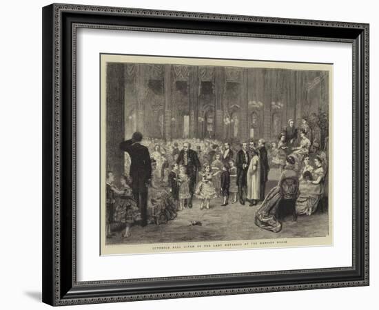 Juvenile Ball Given by the Lady Mayoress at the Mansion House-George Goodwin Kilburne-Framed Giclee Print
