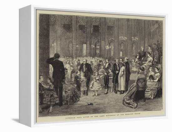 Juvenile Ball Given by the Lady Mayoress at the Mansion House-George Goodwin Kilburne-Framed Premier Image Canvas