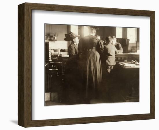 Juvenile Court, 1910-Lewis Wickes Hine-Framed Photographic Print