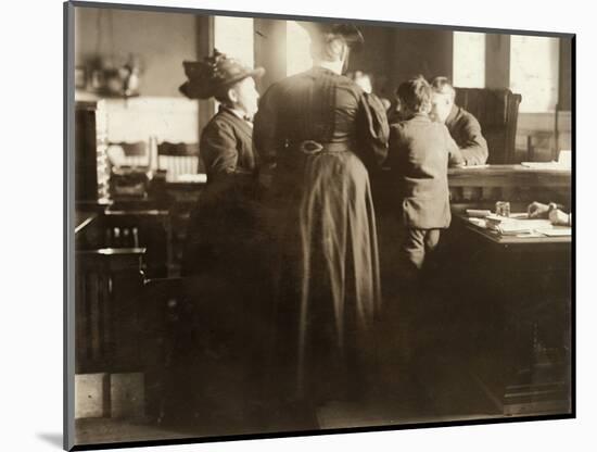 Juvenile Court, 1910-Lewis Wickes Hine-Mounted Photographic Print