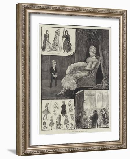 Juvenile Fancy-Dress Ball at Mansion House-Henry Stephen Ludlow-Framed Giclee Print