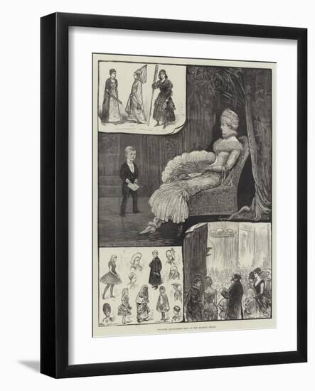 Juvenile Fancy-Dress Ball at Mansion House-Henry Stephen Ludlow-Framed Giclee Print