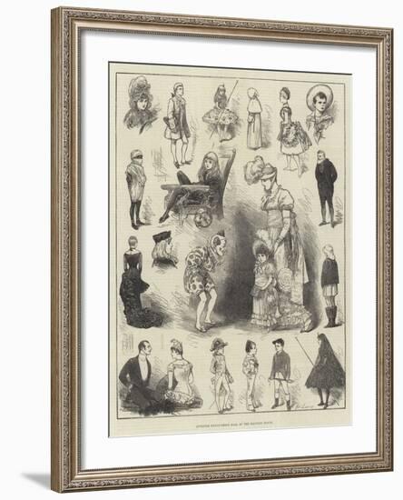 Juvenile Fancy-Dress Ball at the Mansion House-Henry Stephen Ludlow-Framed Giclee Print