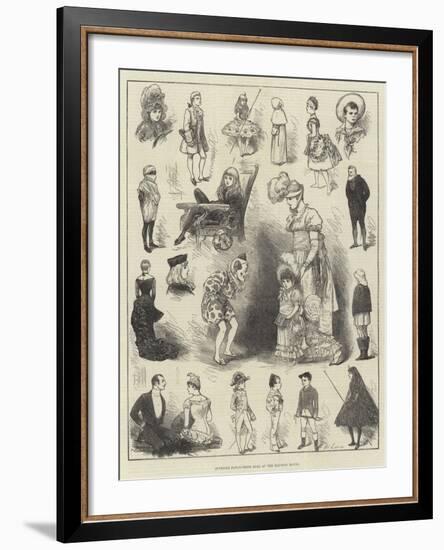 Juvenile Fancy-Dress Ball at the Mansion House-Henry Stephen Ludlow-Framed Giclee Print