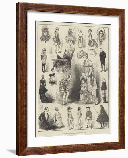 Juvenile Fancy-Dress Ball at the Mansion House-Henry Stephen Ludlow-Framed Giclee Print