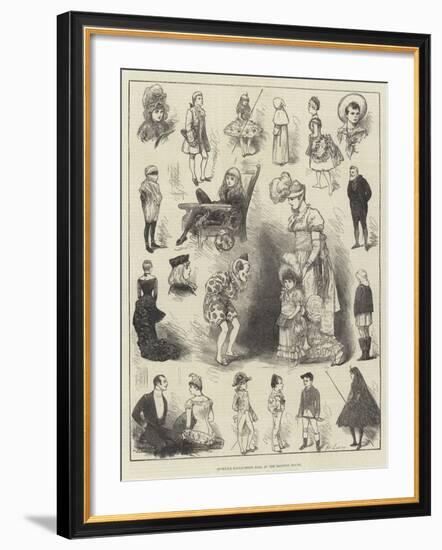 Juvenile Fancy-Dress Ball at the Mansion House-Henry Stephen Ludlow-Framed Giclee Print