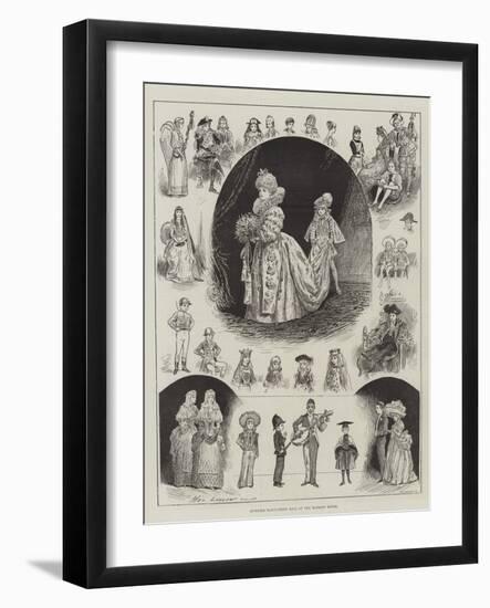 Juvenile Fancy-Dress Ball at the Mansion House-Henry Stephen Ludlow-Framed Giclee Print