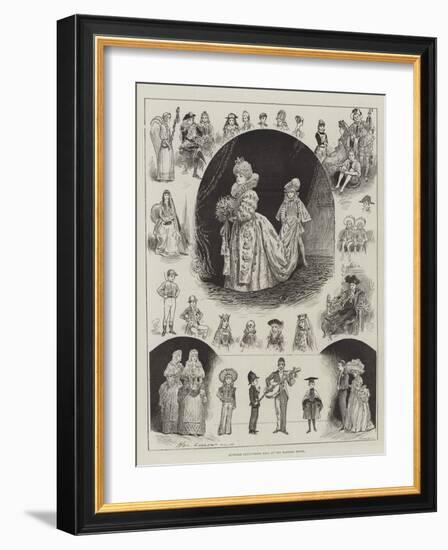 Juvenile Fancy-Dress Ball at the Mansion House-Henry Stephen Ludlow-Framed Giclee Print