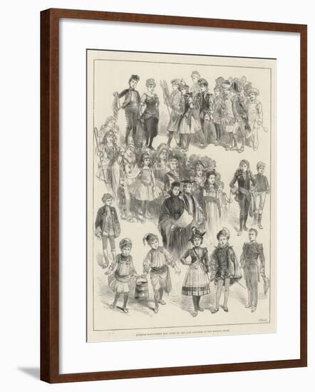 Juvenile Fancy-Dress Ball Given by the Lady Mayoress at the Mansion House-null-Framed Giclee Print