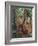 Juvenile Orangutan Swinging Between Branches in Tanjung National Park, Borneo-Theo Allofs-Framed Photographic Print