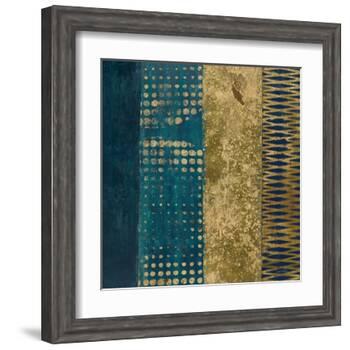 Juxtapose III Metallic-Cheryl Warrick-Framed Art Print