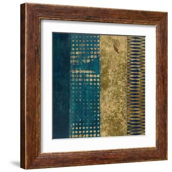 Juxtapose III Metallic-Cheryl Warrick-Framed Art Print