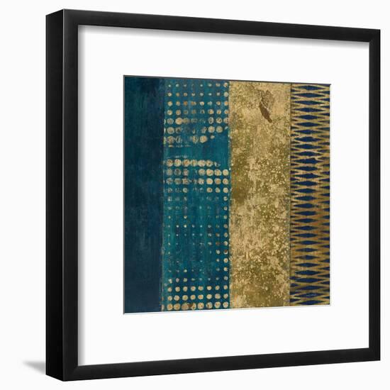 Juxtapose III Metallic-Cheryl Warrick-Framed Art Print