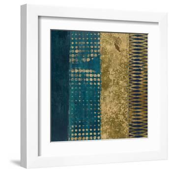 Juxtapose III Metallic-Cheryl Warrick-Framed Art Print
