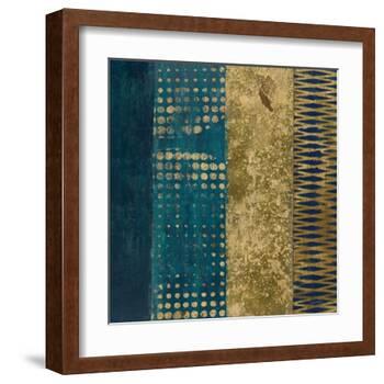 Juxtapose III Metallic-Cheryl Warrick-Framed Art Print