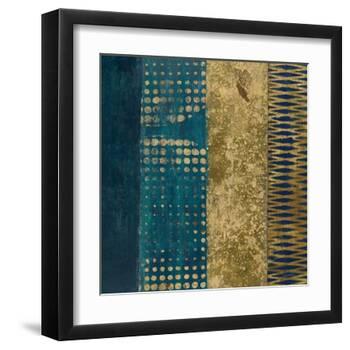 Juxtapose III Metallic-Cheryl Warrick-Framed Art Print