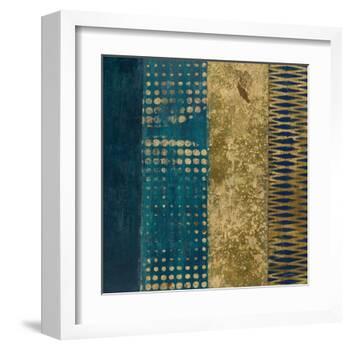 Juxtapose III Metallic-Cheryl Warrick-Framed Art Print