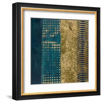Juxtapose III Metallic-Cheryl Warrick-Framed Art Print