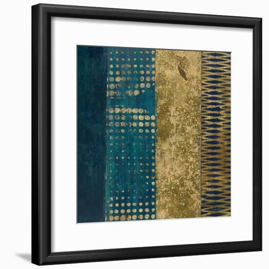 Juxtapose III Metallic-Cheryl Warrick-Framed Art Print