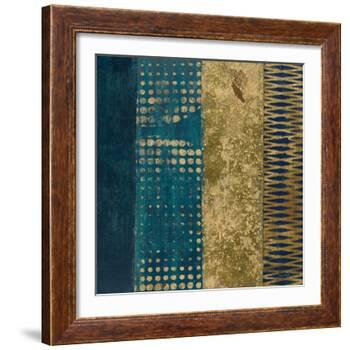 Juxtapose III Metallic-Cheryl Warrick-Framed Art Print