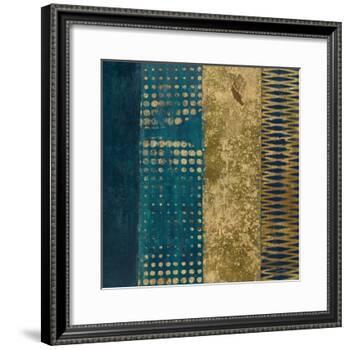 Juxtapose III Metallic-Cheryl Warrick-Framed Art Print