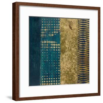 Juxtapose III Metallic-Cheryl Warrick-Framed Art Print