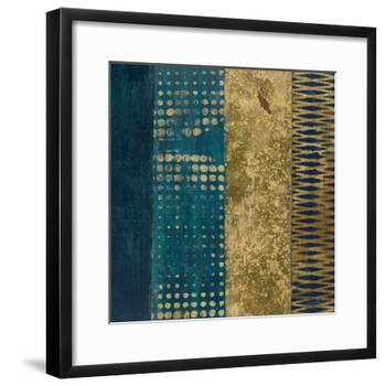 Juxtapose III Metallic-Cheryl Warrick-Framed Art Print