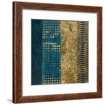Juxtapose III Metallic-Cheryl Warrick-Framed Art Print