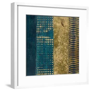 Juxtapose III Metallic-Cheryl Warrick-Framed Art Print