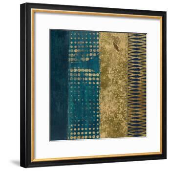 Juxtapose III Metallic-Cheryl Warrick-Framed Art Print