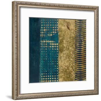 Juxtapose III Metallic-Cheryl Warrick-Framed Art Print