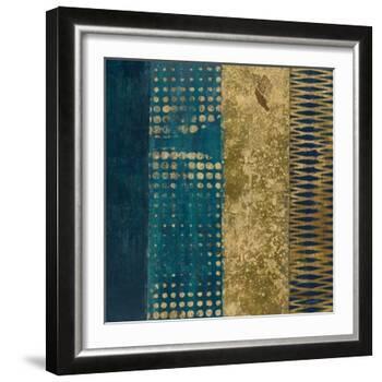 Juxtapose III Metallic-Cheryl Warrick-Framed Art Print