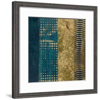 Juxtapose III Metallic-Cheryl Warrick-Framed Art Print