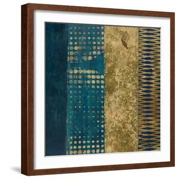 Juxtapose III Metallic-Cheryl Warrick-Framed Art Print