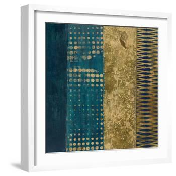 Juxtapose III Metallic-Cheryl Warrick-Framed Art Print