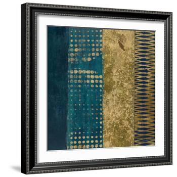 Juxtapose III Metallic-Cheryl Warrick-Framed Art Print