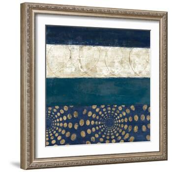 Juxtapose IV Metallic-Cheryl Warrick-Framed Art Print