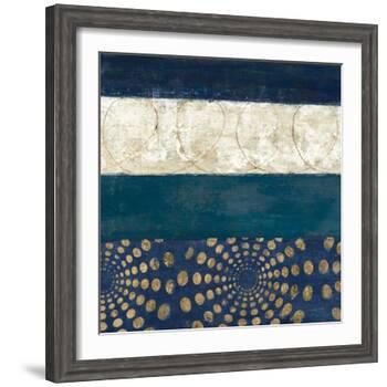 Juxtapose IV Metallic-Cheryl Warrick-Framed Art Print