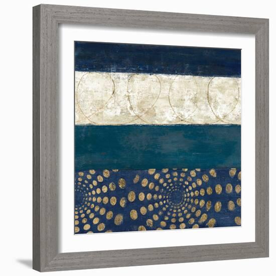 Juxtapose IV Metallic-Cheryl Warrick-Framed Art Print