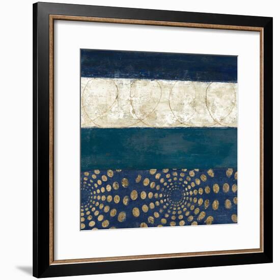 Juxtapose IV Metallic-Cheryl Warrick-Framed Art Print