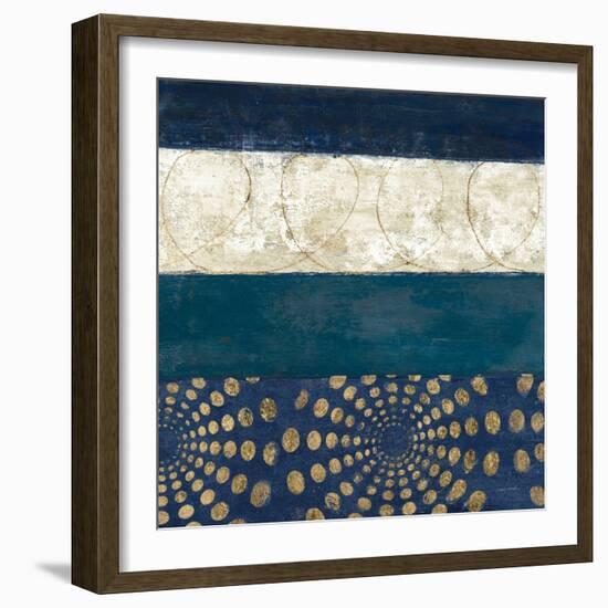 Juxtapose IV Metallic-Cheryl Warrick-Framed Art Print