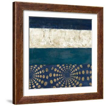 Juxtapose IV Metallic-Cheryl Warrick-Framed Art Print