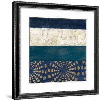 Juxtapose IV Metallic-Cheryl Warrick-Framed Art Print