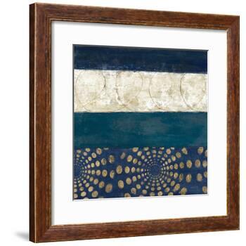 Juxtapose IV Metallic-Cheryl Warrick-Framed Art Print