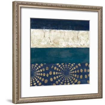 Juxtapose IV Metallic-Cheryl Warrick-Framed Art Print