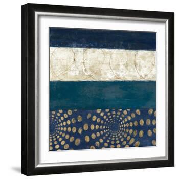 Juxtapose IV Metallic-Cheryl Warrick-Framed Art Print