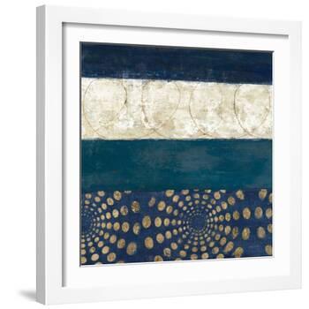 Juxtapose IV Metallic-Cheryl Warrick-Framed Art Print